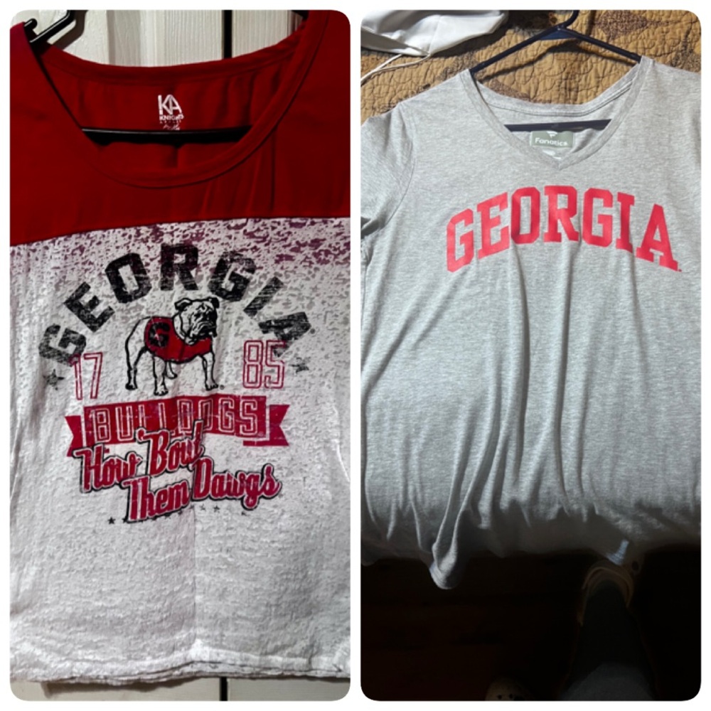 Fanatics brand UGA, Georgia Bulldogs short sleeve shirt